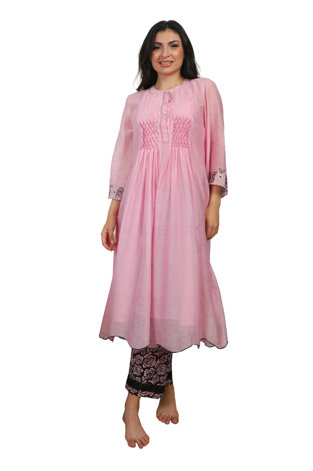 Rose kurta pant set
