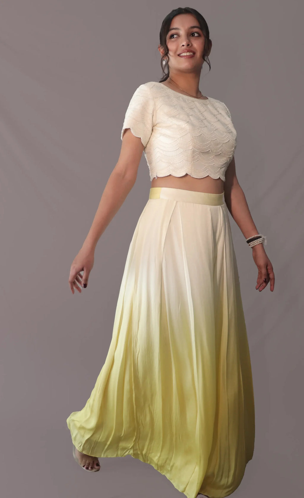 Yellow ombre co-ord set