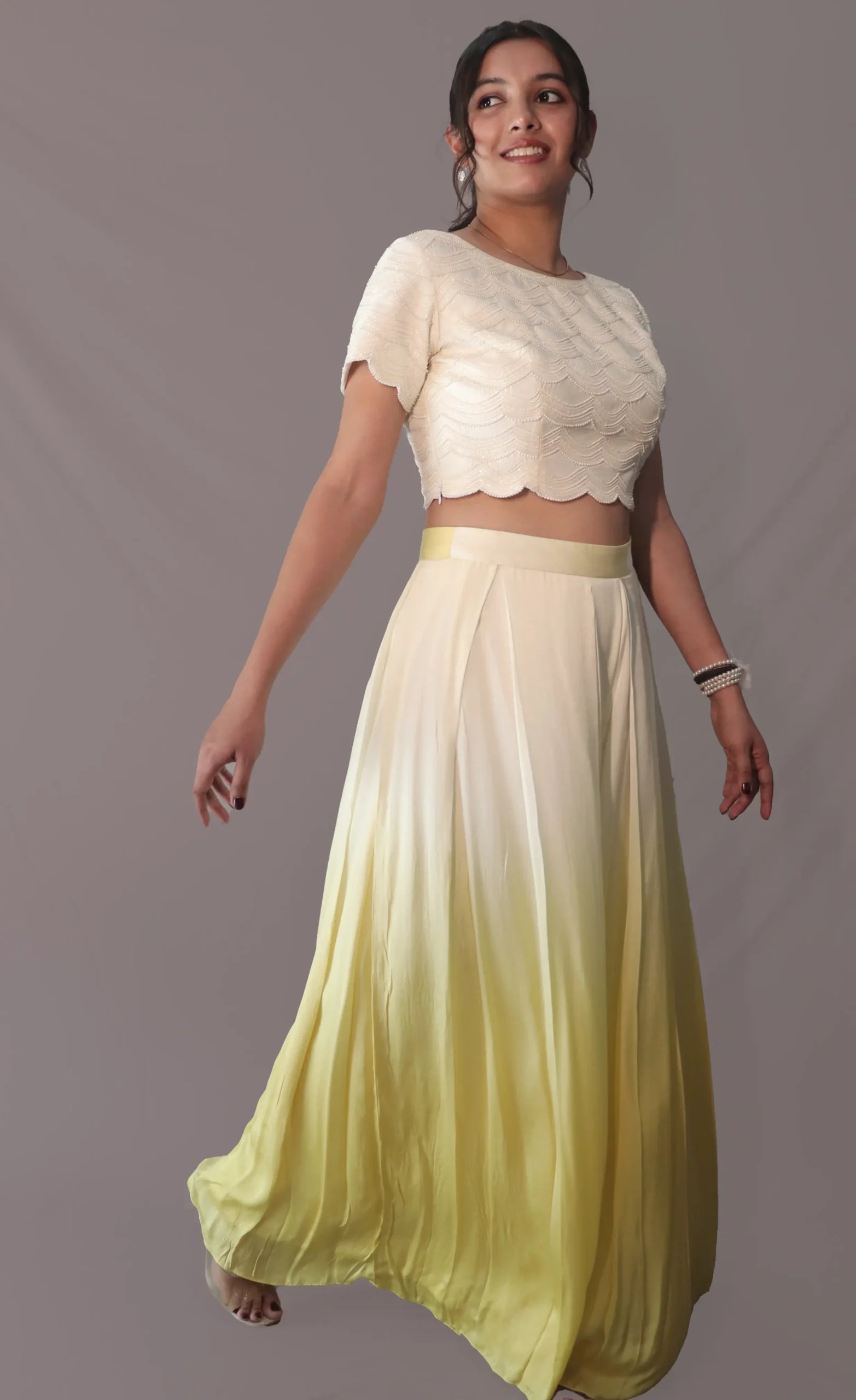 Yellow ombre co-ord set