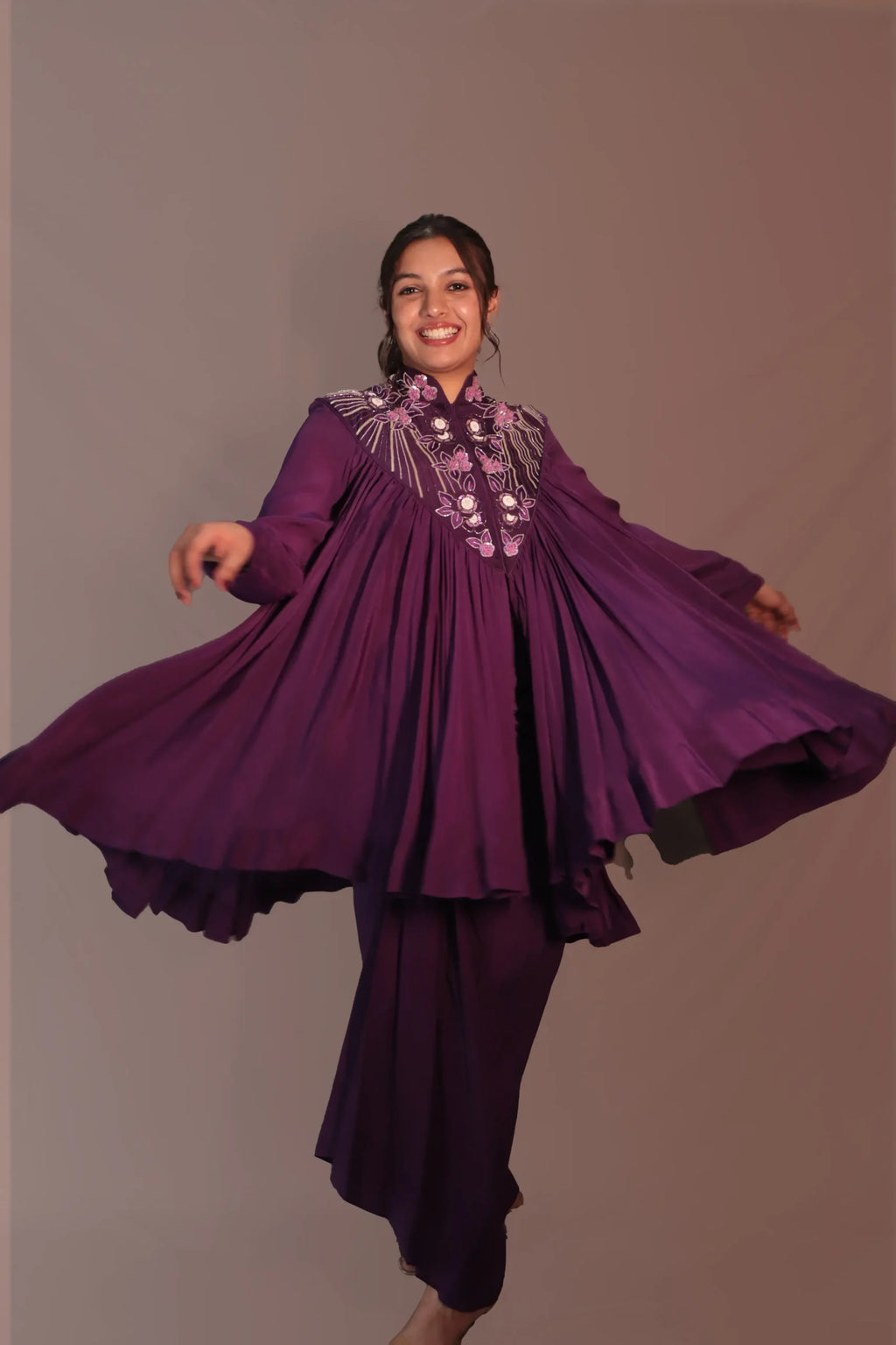 Aubergine co-ord set