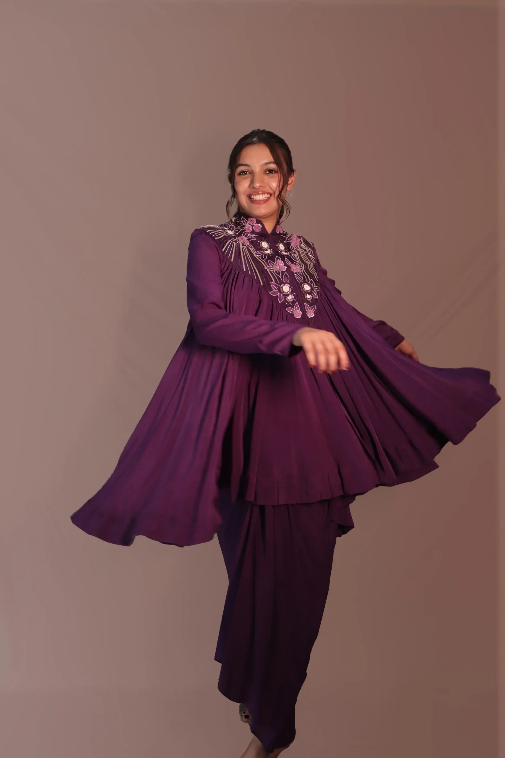 Aubergine co-ord set