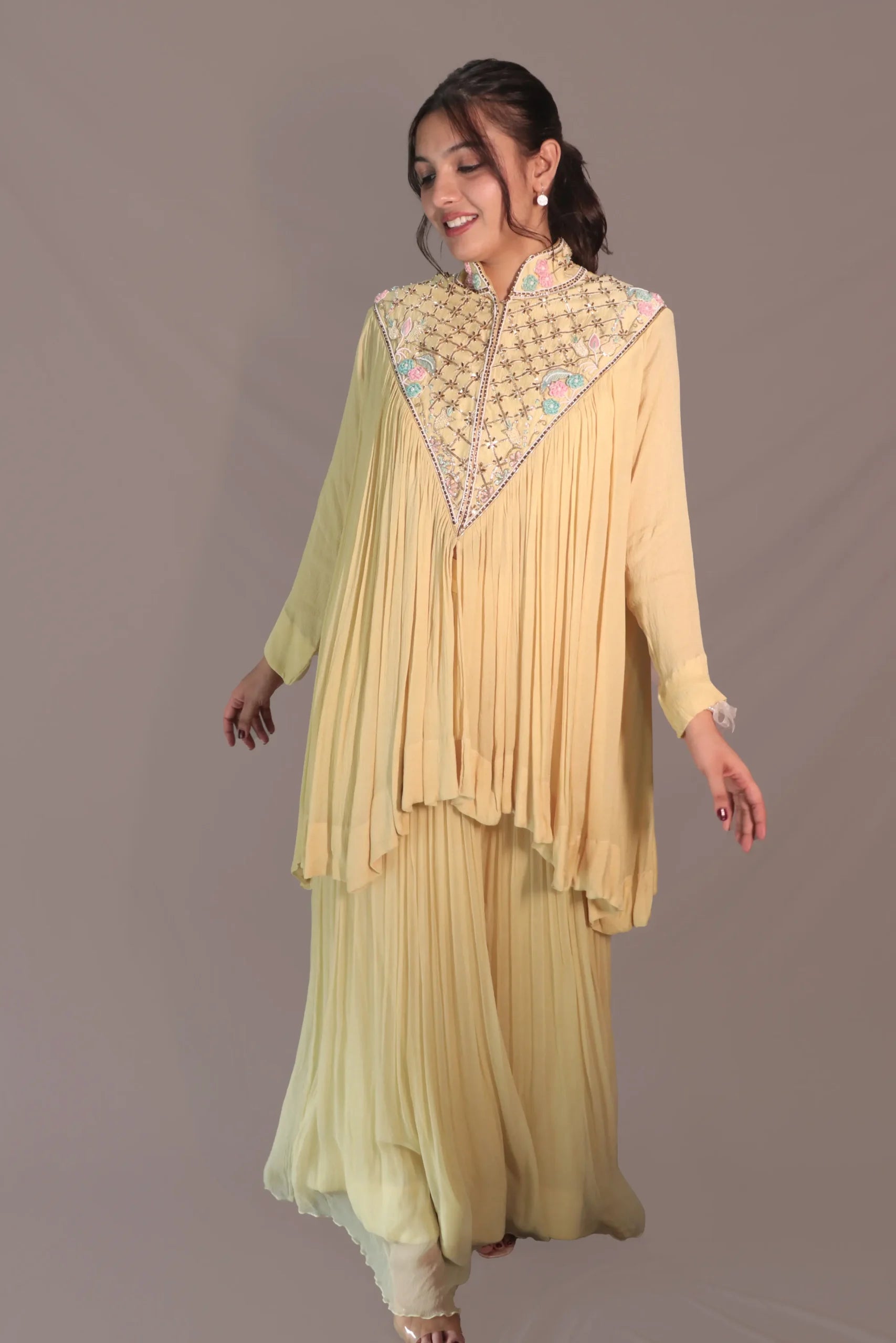 Butter yellow co-ord set