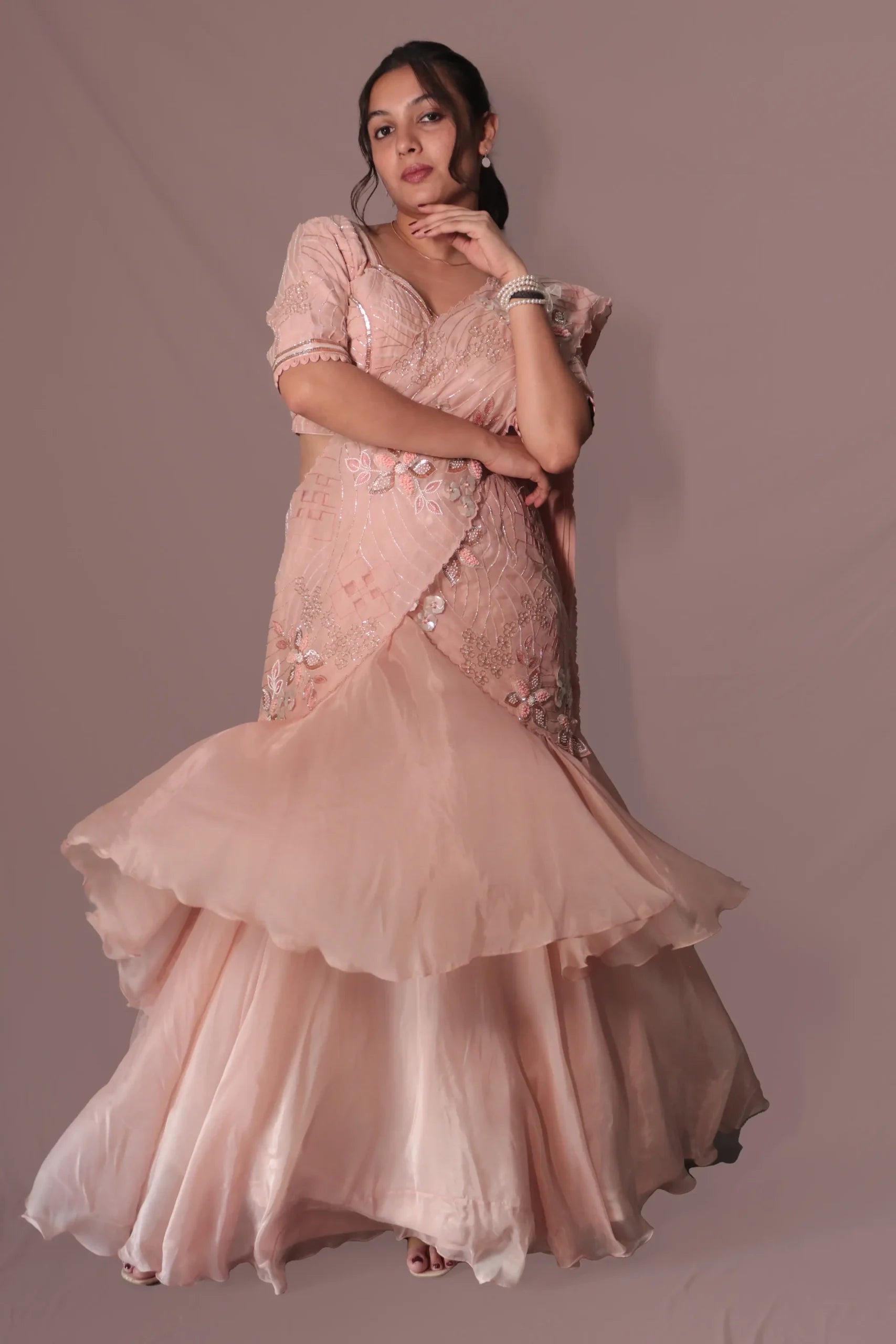 Rania drape saree
