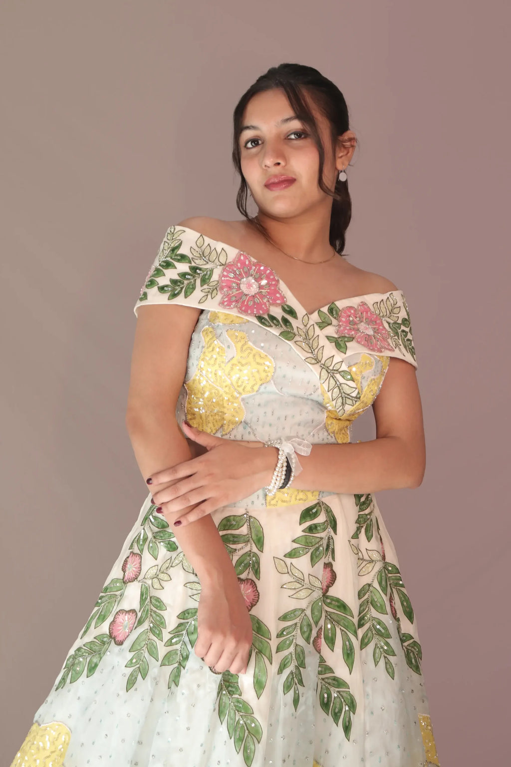 Blossom lehenga set