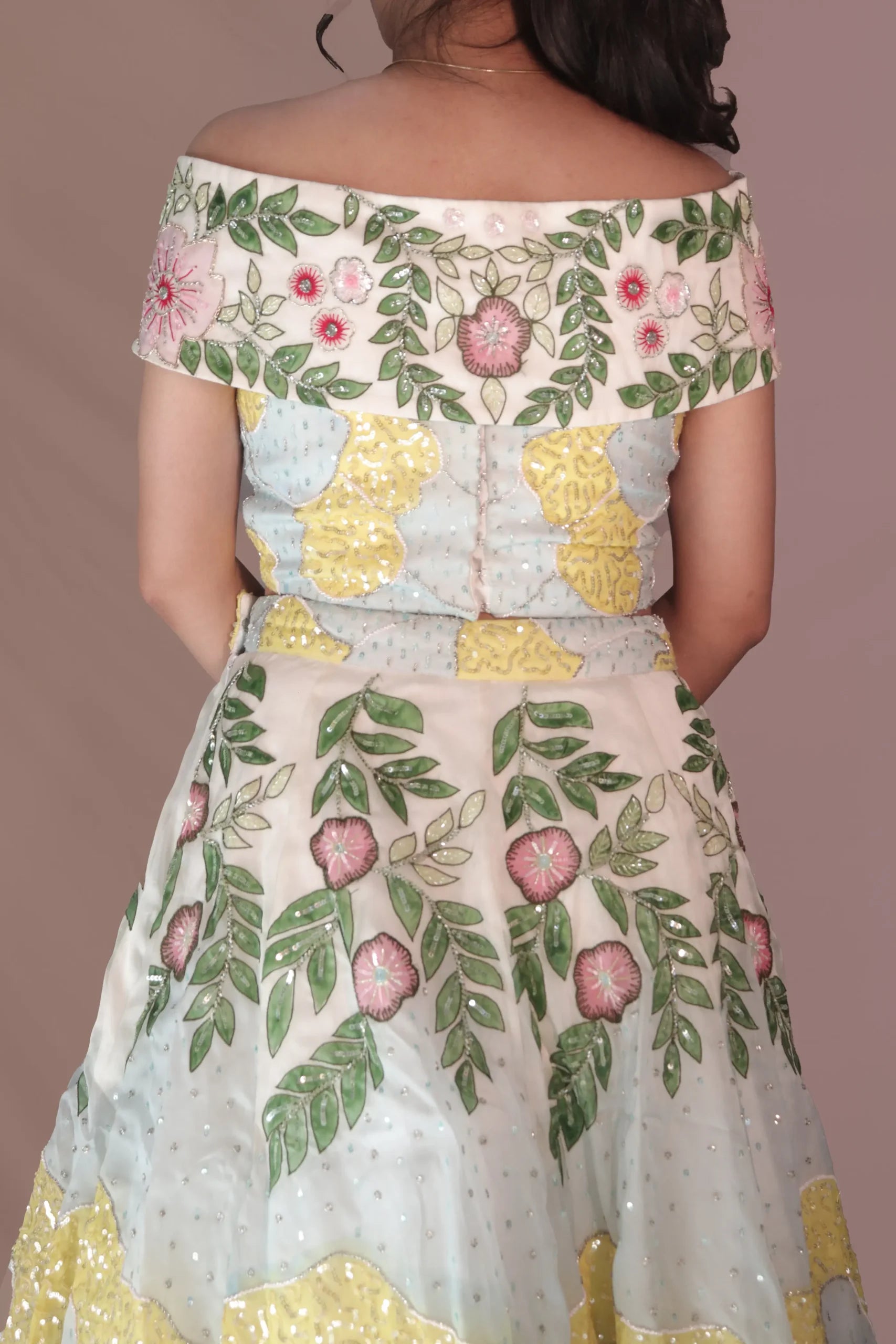 Blossom lehenga set