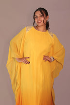 Sufi kaftan yellow & orange