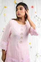 Digital printed sharara with short kurta