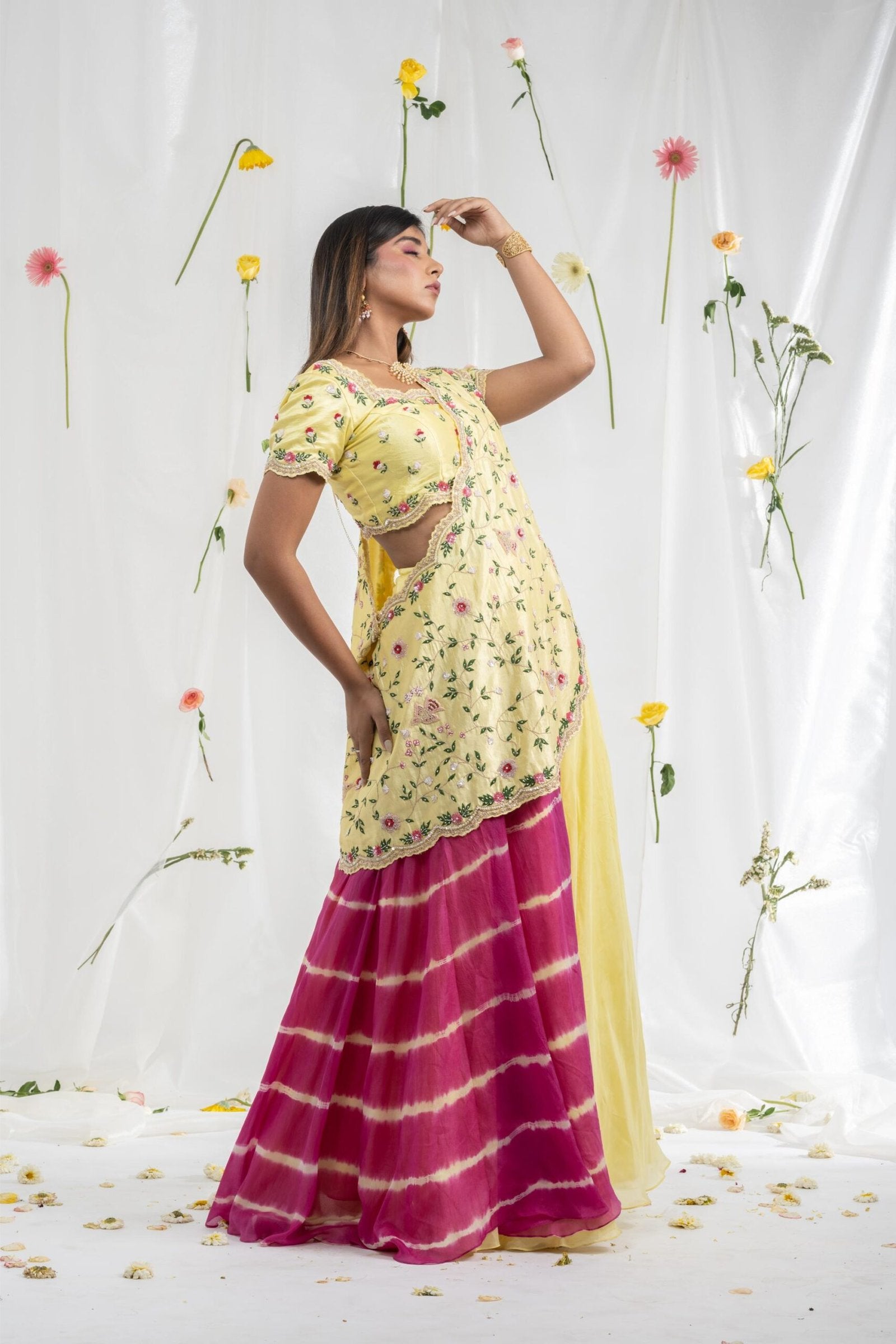 sawan lehenga set