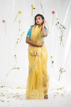 Yellow pearlsaree