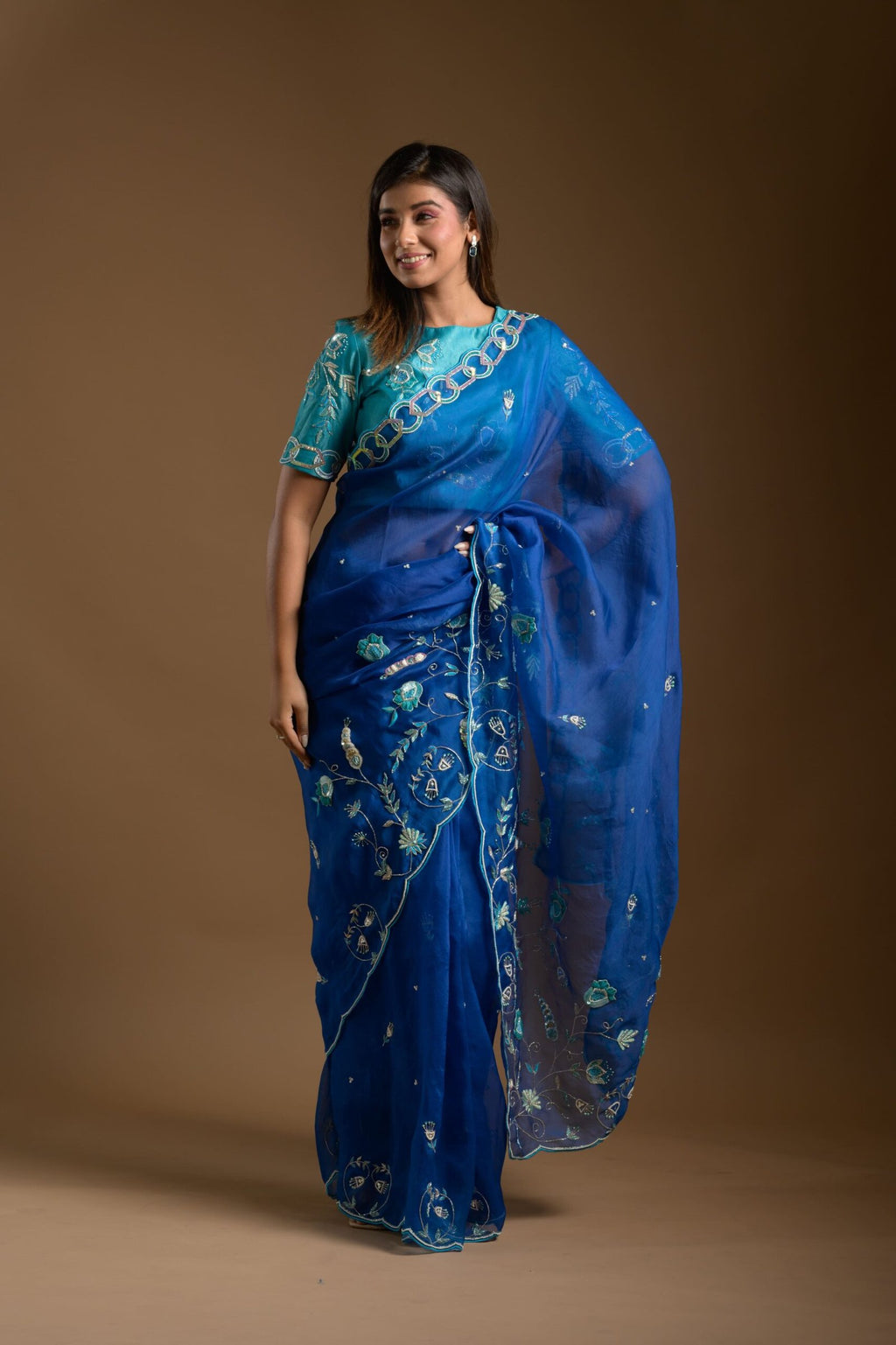 Tulip saree set