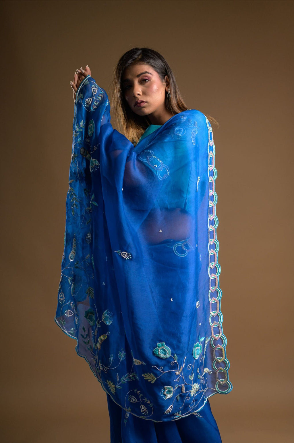 Tulip saree set