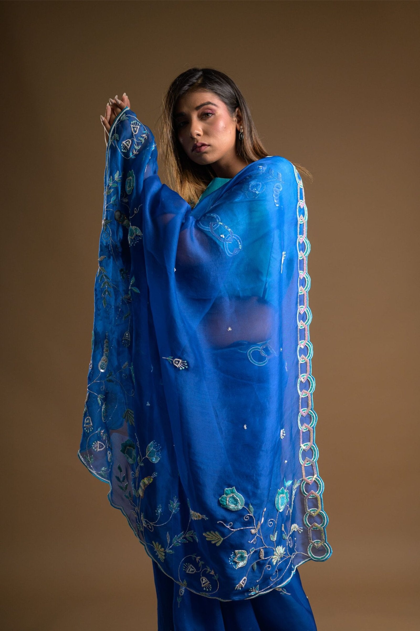 Tulip saree set