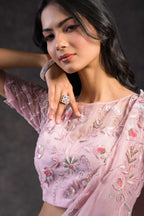 Tulip pink lehenga set