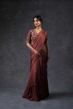 Drape saree set