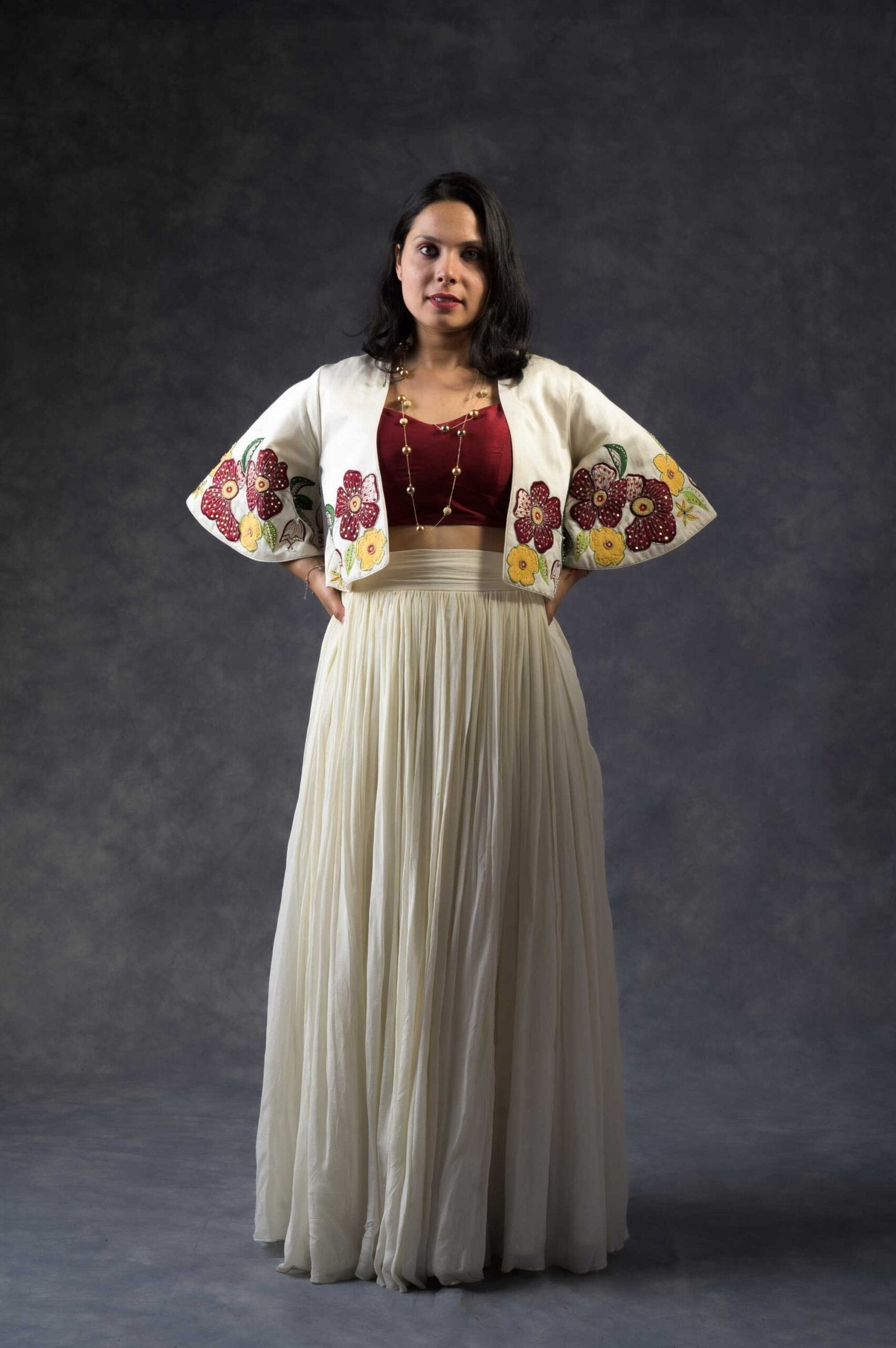 Jacket skirt set