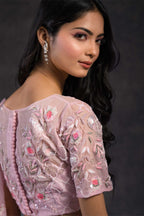 Tulip pink lehenga set