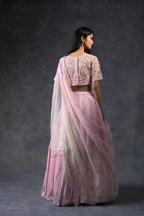 Tulip pink lehenga set