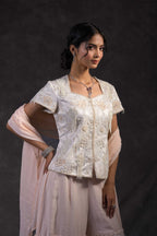 Rose sharara set