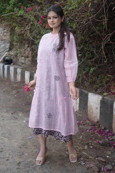Rose summer dress