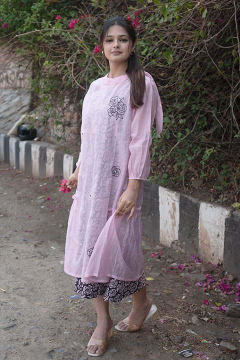 Rose summer dress