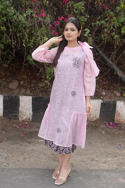 Rose summer dress
