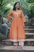 Bhor front open kurta set