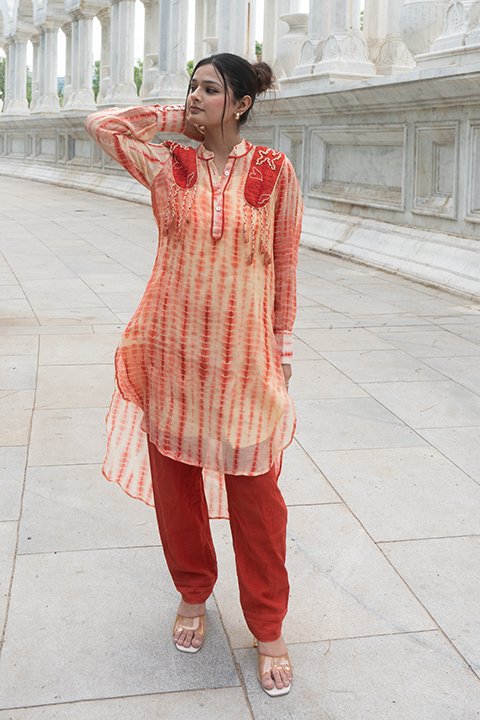 Shibori kurta