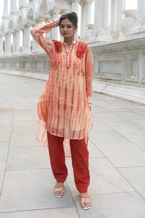 Shibori kurta